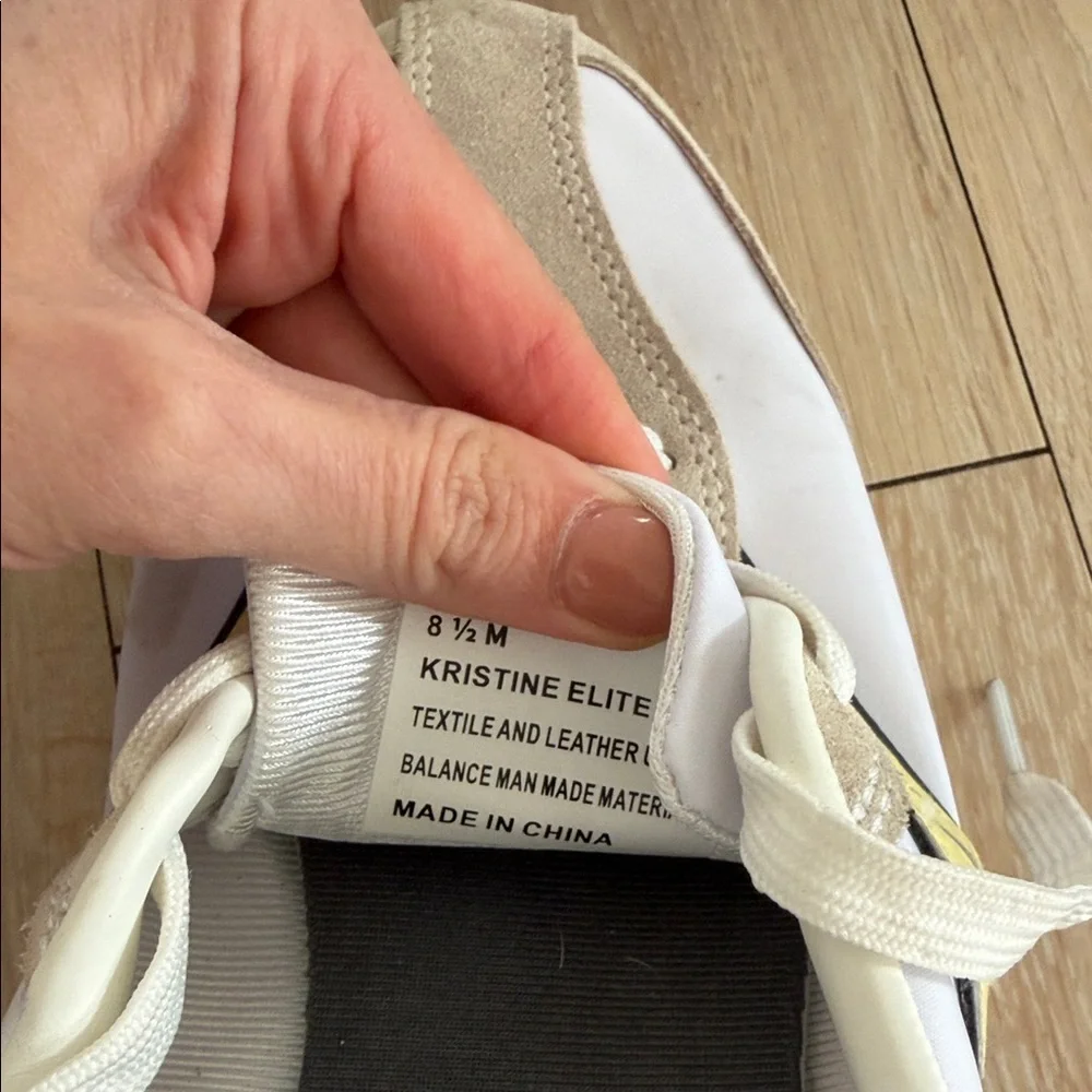 Women’s Tretorn White and Yellow Sneakers